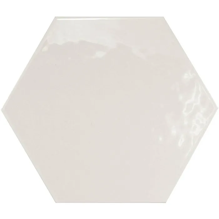 Hexatile Blanco Brillo 17.5x20